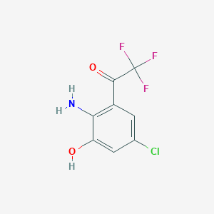 molecular formula C8H5ClF3NO2 B3433288 2'-Amino-5'-chloro-3'-hydroxy-2,2,2-trifluoroacetophenone CAS No. 205756-23-6