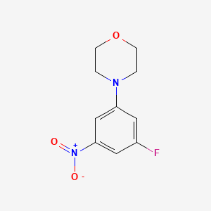 molecular formula C10H11FN2O3 B3433318 4-(3-Fluoro-5-nitrophenyl)morpholine CAS No. 220954-15-4
