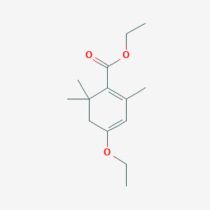 molecular formula C14H22O3 B3433336 Ethyl 2,3-dihydro-4-ethoxy-2,2,6-trimethylbenzoate CAS No. 23115-91-5