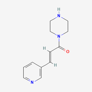 B3433424 (2E)-1-(piperazin-1-yl)-3-(pyridin-3-yl)prop-2-en-1-one CAS No. 291763-82-1