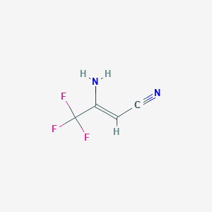 molecular formula C4H3F3N2 B3433465 3-Amino-4,4,4-trifluoro-2-butenenitrile CAS No. 33561-24-9