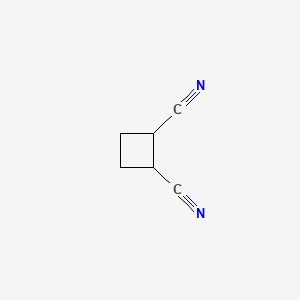 molecular formula C6H6N2 B3433470 Cyclobutane-1,2-dicarbonitrile CAS No. 3396-17-6