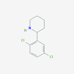 molecular formula C11H13Cl2N B3433556 2-(2,5-Dichlorophenyl)piperidine CAS No. 383128-64-1