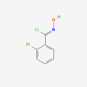 molecular formula C7H5BrClNO B3433562 2-Bromo-alpha-chlorobenzaldoxime CAS No. 38435-47-1