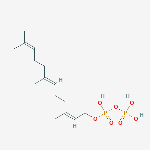 molecular formula C15H28O7P2 B3433590 2-cis,6-trans-Farnesyl diphosphate CAS No. 40716-68-5