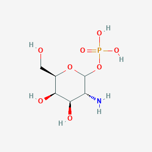 molecular formula C6H14NO8P B3433599 D-Galactosamine 1-phosphate CAS No. 41588-64-1