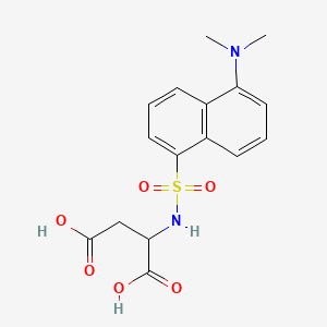 molecular formula C16H18N2O6S B3433617 5-(Dimethylamino)napthalene-1-sulfonyl-l-aspartic acid CAS No. 42808-07-1