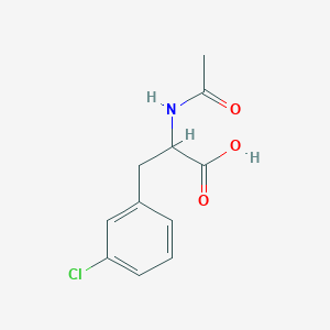 molecular formula C11H12ClNO3 B3433627 3-(3-Chlorophenyl)-2-acetamidopropanoic acid CAS No. 444726-89-0