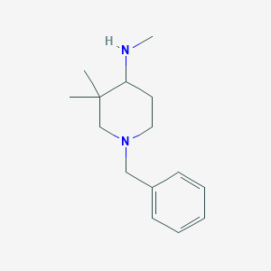 1-Benzyl-4-methylamino-3,3-dimethylpiperidine