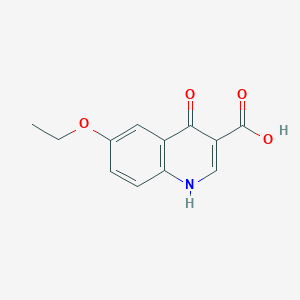 molecular formula C12H11NO4 B3433699 6-Ethoxy-4-hydroxyquinoline-3-carboxylic acid CAS No. 51726-50-2