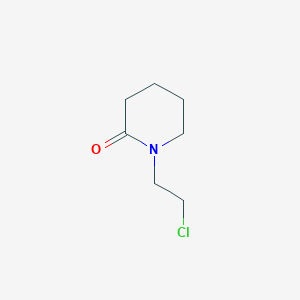 molecular formula C7H12ClNO B3433719 1-(2-Chloroethyl)piperidin-2-one CAS No. 52548-87-5