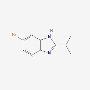 molecular formula C10H11BrN2 B3433738 1H-Benzimidazole, 6-bromo-2-(1-methylethyl)- CAS No. 540516-32-3