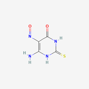 molecular formula C4H4N4O2S B3433742 4-Amino-6-hydroxy-2-mercapto-5-nitrosopyrimidine CAS No. 5451-33-2