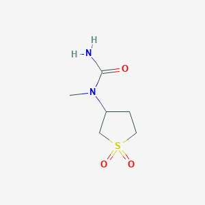molecular formula C6H12N2O3S B3433753 1-(1,1-Dioxidotetrahydrothiophen-3-yl)-1-methylurea CAS No. 55261-01-3