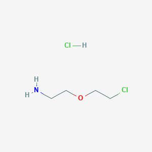 molecular formula C4H11Cl2NO B3433756 2-(2-Chloroethoxy)ethanamine hydrochloride CAS No. 55265-25-3