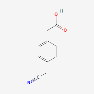molecular formula C10H9NO2 B3433785 2-(4-(Cyanomethyl)phenyl)acetic acid CAS No. 56066-92-3