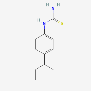 molecular formula C11H16N2S B3433805 [4-(Butan-2-yl)phenyl]thiourea CAS No. 565181-84-2
