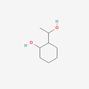 molecular formula C8H16O2 B3433863 2-(1-Hydroxyethyl)Cyclohexanol CAS No. 60713-86-2