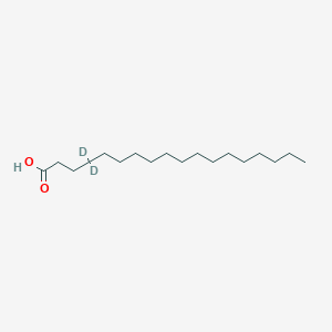 molecular formula C18H36O2 B3433891 Octadecanoic-4,4-d2 acid CAS No. 62690-13-5