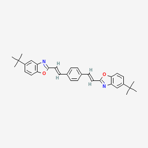 molecular formula C32H32N2O2 B3433904 5-Tert-butyl-2-(2-(4-(2-(5-tert-butylbenzoxazol-2-YL)vinyl)phenyl)vinyl)benzoxazole CAS No. 64506-22-5