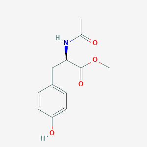 molecular formula C12H15NO4 B3433913 methyl (2R)-2-acetamido-3-(4-hydroxyphenyl)propanoate CAS No. 65160-71-6