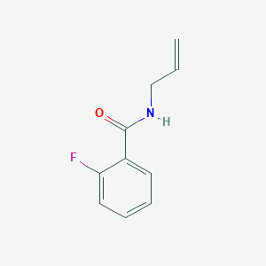 molecular formula C10H10FNO B3433925 2-fluoro-N-prop-2-enylbenzamide CAS No. 66896-69-3