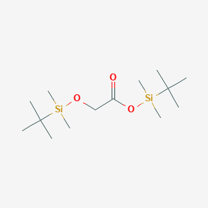 molecular formula C14H32O3Si2 B3433937 tert-Butyl(dimethyl)silyl ([tert-butyl(dimethyl)silyl]oxy)acetate CAS No. 67226-76-0