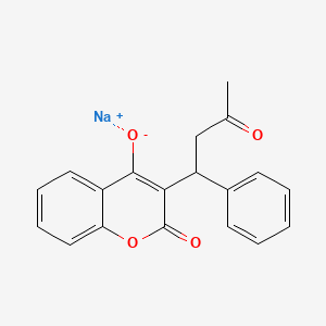 molecular formula C19H15NaO4 B3433938 Warfarin sodium CAS No. 5543-79-3