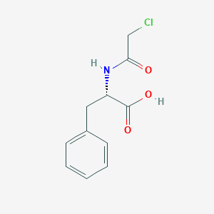 molecular formula C11H12ClNO3 B3433994 N-Chloroacetyl-L-phenylalanine CAS No. 721-65-3