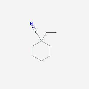 molecular formula C9H15N B3433998 1-Ethylcyclohexane-1-carbonitrile CAS No. 72335-56-9
