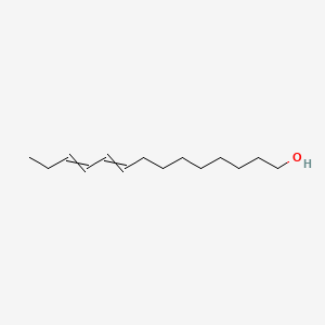 molecular formula C14H26O B3434006 9,11-Tetradecadien-1-ol CAS No. 72553-58-3