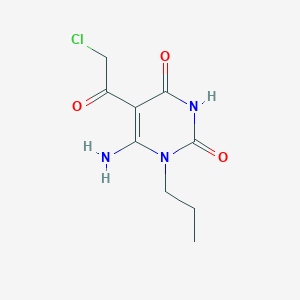 6-Amino-5-(2-chloroacetyl)-1-propyl-1,2,3,4-tetrahydropyrimidine-2,4-dione