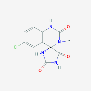 molecular formula C11H9ClN4O3 B034341 Spiro-cimqat CAS No. 107583-21-1