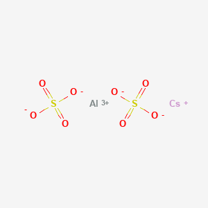molecular formula AlCsO8S2 B3434134 Aluminum cesium sulfate CAS No. 7784-17-0