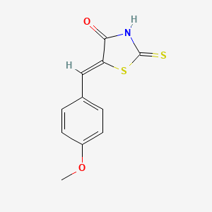 molecular formula C11H9NO2S2 B3434158 5-(p-Methoxybenzylidene)rhodanine CAS No. 81154-17-8