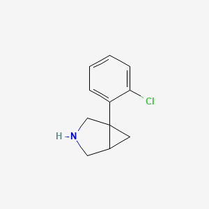 molecular formula C11H12ClN B3434182 1-(2-Chlorophenyl)-3-azabicyclo[3.1.0]hexane CAS No. 83177-55-3