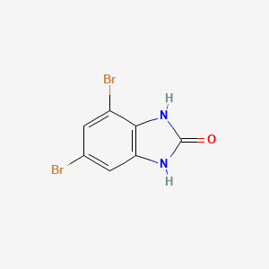molecular formula C7H4Br2N2O B3434193 4,6-Dibromo-1H-benzo[d]imidazol-2(3H)-one CAS No. 84712-09-4