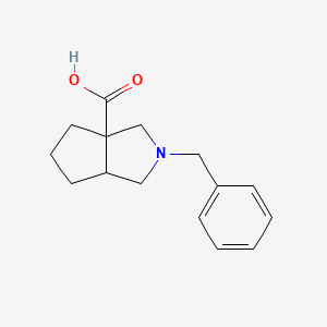 molecular formula C15H19NO2 B3434333 2-Benzyl-hexahydro-cyclopenta[c]pyrrole-3a-carboxylic acid CAS No. 885958-47-4