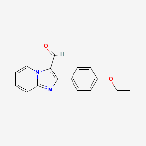 B3434368 2-(4-Ethoxyphenyl)imidazo[1,2-a]pyridine-3-carbaldehyde CAS No. 898389-41-8