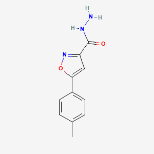 B3434420 5-P-Tolylisoxazole-3-carbohydrazide CAS No. 92289-74-2