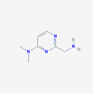 B3434473 2-(aminomethyl)-N,N-dimethylpyrimidin-4-amine CAS No. 944902-71-0