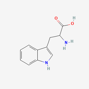molecular formula C11H12N2O2 B3434764 DL-Tryptophan CAS No. 27813-82-7