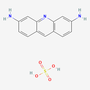 molecular formula C13H11N3.H2O4S<br>C13H13N3O4S B3434789 Proflavine sulfate CAS No. 3237-53-4