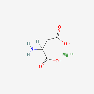 molecular formula C4H5MgNO4 B3434847 Magnesium DL-aspartate CAS No. 52101-01-6