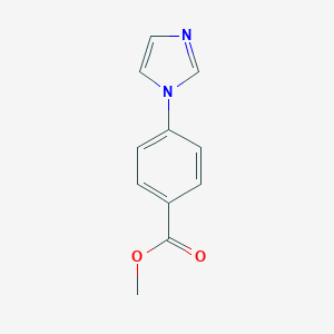 molecular formula C11H10N2O2 B034349 Methyl 4-(1H-imidazol-1-yl)benzoate CAS No. 101184-08-1