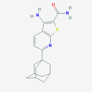 molecular formula C18H21N3OS B343498 6-(1-Adamantyl)-3-aminothieno[2,3-b]pyridine-2-carboxamide 