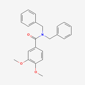 molecular formula C23H23NO3 B3435119 N,N-dibenzyl-3,4-dimethoxybenzamide 