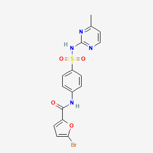 molecular formula C16H13BrN4O4S B3435233 5-bromo-N-(4-{[(4-methyl-2-pyrimidinyl)amino]sulfonyl}phenyl)-2-furamide 