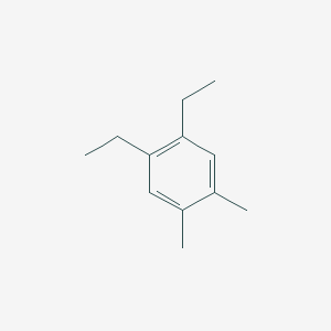 molecular formula C12H18 B034354 Benzene, 1,2-diethyl-4,5-dimethyl- CAS No. 19961-07-0