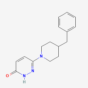molecular formula C16H19N3O B3435455 6-(4-benzyl-1-piperidinyl)-3-pyridazinol 